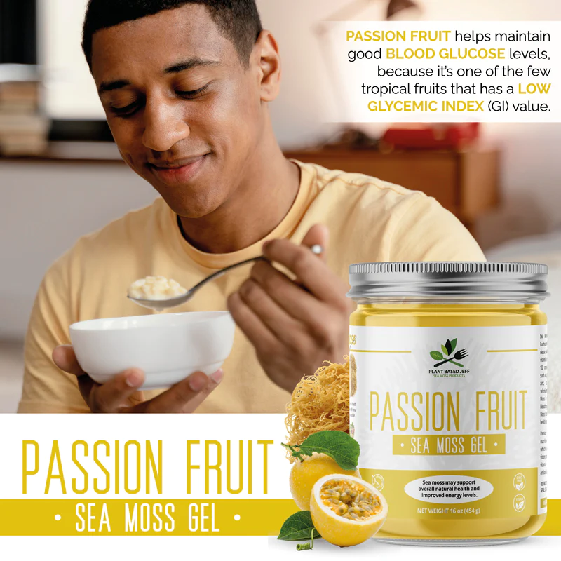 passion fruit sea moss gel helps maintain good blood glucose levels
