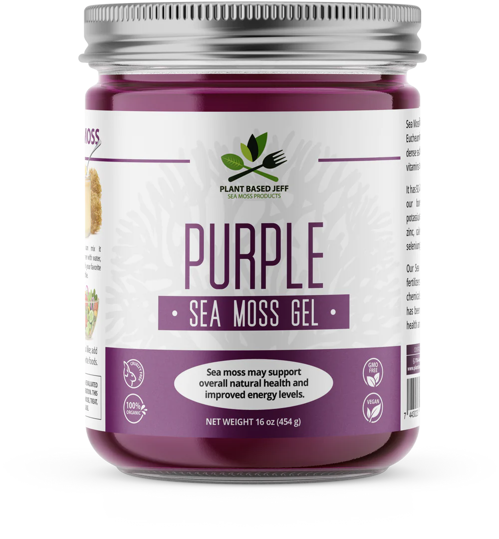 rare hard to harvest sea moss type purple sea moss great for overall immune health fight cold and flu virus